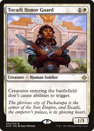 Tocatli Honor Guard 042 279 Silver Stamped Tocatli Honor Guard 042 279 Silver Stamped