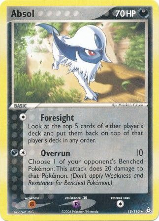 Absol 18 110 Rare Ex Holon Phantoms Singles Absol 18 110 Rare Ex Holon Phantoms Singles
