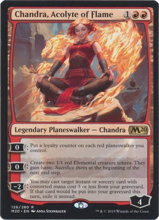 Chandra Acolyte of Flame 126 280 Silver Stamped Chandra Acolyte of Flame 126 280 Silver Stamped