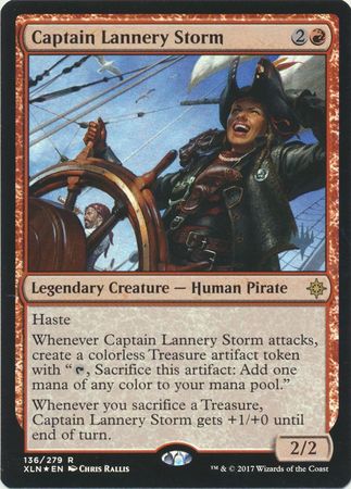 Captain Lannery Storm 136 279 Silver Stamped Foil Captain Lannery Storm 136 279 Silver Stamped Foil