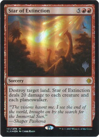 Star of Extinction 161 279 Silver Stamped Foil Star of Extinction 161 279 Silver Stamped Foil
