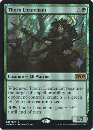 Thorn Lieutenant 203 280 Silver Stamped Foil Magic 2019 M19 Silver Stamped Foil Singles Thorn Lieutenant 203 280 Silver Stamped Foil Magic 2019 M19 Silver Stamped Foil Singles