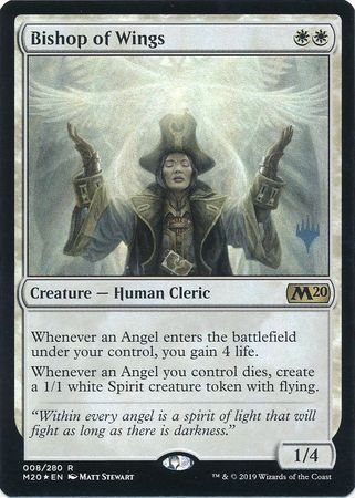 Bishop of Wings 008 280 Silver Stamped Foil Bishop of Wings 008 280 Silver Stamped Foil