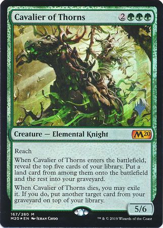 Cavalier of Thorns 167 280 Silver Stamped Foil Cavalier of Thorns 167 280 Silver Stamped Foil