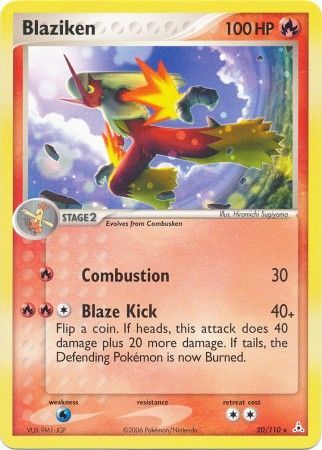 Blaziken 20 110 Rare Blaziken 20 110 Rare