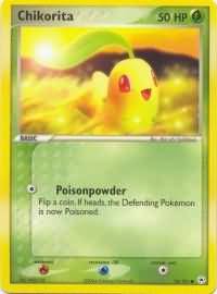 Chikorita 55 101 Common Ex Hidden Legends Singles Chikorita 55 101 Common Ex Hidden Legends Singles