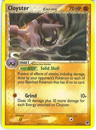 Cloyster Delta Species 14 101 Rare Cloyster Delta Species 14 101 Rare