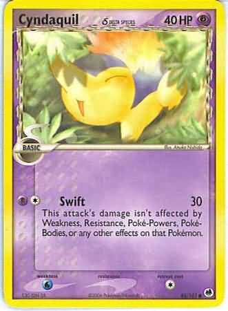 Cyndaquil Delta Species 45 101 Common Ex Dragon Frontiers Singles Cyndaquil Delta Species 45 101 Common Ex Dragon Frontiers Singles