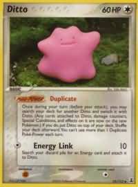 Ditto HOLO RARE Pokemon XY40 PIKACHU TRANSFORM Black Star Promo