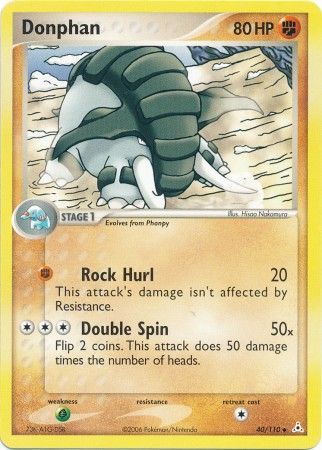 Donphan Reverse Pokemon League - HeartGold & SoulSilver Pokémon card 40/123