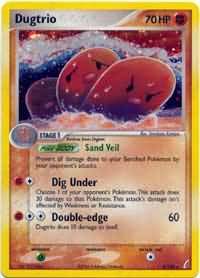 Dugtrio 5 100 Holo Rare Ex Crystal Guardians Singles Dugtrio 5 100 Holo Rare Ex Crystal Guardians Singles
