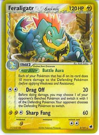 Croconaw δ, EX Dragon Frontiers, TCG Card Database