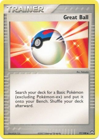 Great Ball 77 108 Uncommon Ex Power Keepers Singles Great Ball 77 108 Uncommon Ex Power Keepers Singles