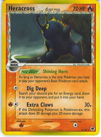 Heracross (Delta Species) - 3/101 - Holo Rare