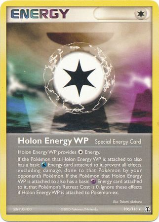 Holon Energy WP 106 113 Rare Ex Delta Species Singles Holon Energy WP 106 113 Rare Ex Delta Species Singles