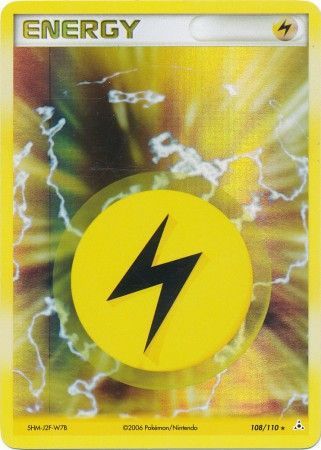 Elektro Energie - 2007 Lightning Energy Reverse EN LP Pokemon 