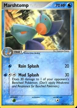Marshtomp 24 100 Rare Ex Crystal Guardians Singles Marshtomp 24 100 Rare Ex Crystal Guardians Singles