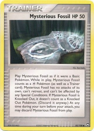 Mysterious Fossil 85 108 Common Ex Power Keepers Singles Mysterious Fossil 85 108 Common Ex Power Keepers Singles