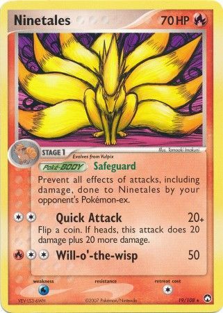 Ninetales 19 108 Rare Ex Power Keepers Singles Ninetales 19 108 Rare Ex Power Keepers Singles