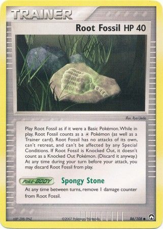 Root Fossil 86 108 Common Ex Power Keepers Singles Root Fossil 86 108 Common Ex Power Keepers Singles