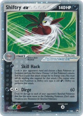 Shiftry ex 97 108 Ultra Rare Shiftry ex 97 108 Ultra Rare