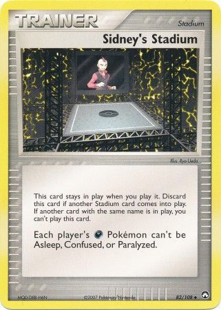 Sidney's Stadium 82/108 3 EX POWER KEEPERS UNCOMMON PTCG