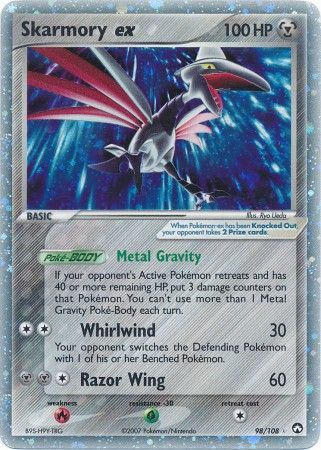 Skarmory ex 98 108 Ultra Rare Ex Power Keepers Singles Skarmory ex 98 108 Ultra Rare Ex Power Keepers Singles