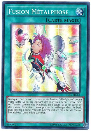 Fusion Metalphose French TDIL FR61 Super Rare Unlimited French Yugioh Cards Fusion Metalphose French TDIL FR61 Super Rare Unlimited French Yugioh Cards