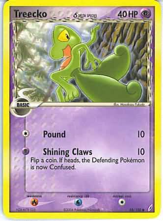 Treecko Delta Species 68 100 Common Ex Crystal Guardians Singles Treecko Delta Species 68 100 Common Ex Crystal Guardians Singles