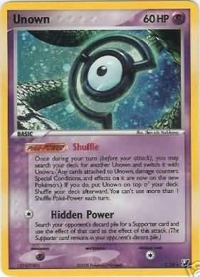 Unown Unseen Forces D/28 Values - MAVIN