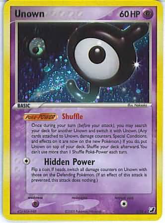 Pokemon Card Unown SM8 B 042/095 N/A U Standard Lost Thunder Rare 201