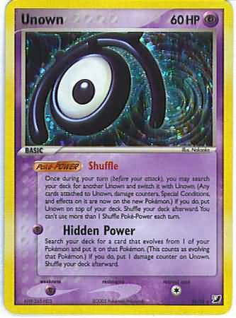 Pokemon M Unown Ex