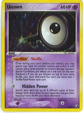 Unown D, EX Unseen Forces, TCG Card Database