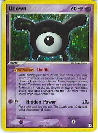 Check the actual price of your Unown [H] 28/105 Pokemon card