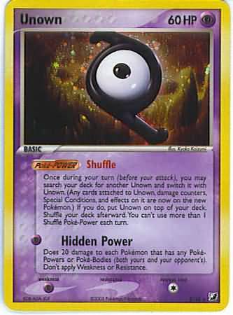 Check the actual price of your Unown [H] 28/105 Pokemon card