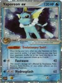 Vaporeon ex 110 113 Ultra Rare Ex Delta Species Singles Vaporeon ex 110 113 Ultra Rare Ex Delta Species Singles