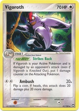 Vigoroth 41 108 Uncommon Vigoroth 41 108 Uncommon