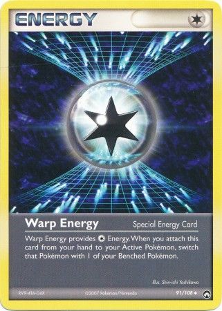 Warp Energy 91 108 Uncommon Ex Power Keepers Singles Warp Energy 91 108 Uncommon Ex Power Keepers Singles