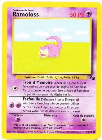 Ramoloss Slowpoke 55 62 Common French Other Non English Pokemon Singles Ramoloss Slowpoke 55 62 Common French Other Non English Pokemon Singles