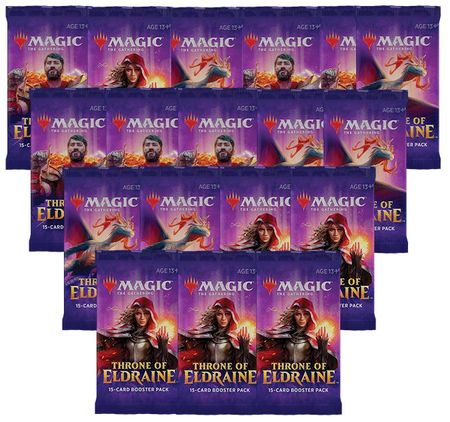 Throne of Eldraine 18 Booster Pack 1 2 Booster Box Lot MTG Throne of Eldraine 18 Booster Pack 1 2 Booster Box Lot MTG