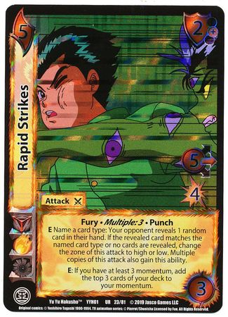 Rapid Strikes 23 81 Ultra Rare UFS UFS YYH01 Yu Yu Hakusho Singles Rapid Strikes 23 81 Ultra Rare UFS UFS YYH01 Yu Yu Hakusho Singles