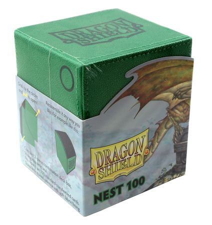 Dragon Shield Nest 100 Deck Box Black//Blue AT-40103 Magic MTG Pokemon YGO Card
