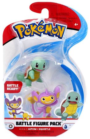 Pokemon Aipom Squirtle 2 Figure Battle Figure Pack Wicked Cool Toys WCT95023 Official Pokemon Plushes Toys Apparel Pokemon Aipom Squirtle 2 Figure Battle Figure Pack Wicked Cool Toys WCT95023 Official Pokemon Plushes Toys Apparel