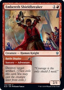 Embereth Shieldbreaker 122 269 Throne of Eldraine Singles Embereth Shieldbreaker 122 269 Throne of Eldraine Singles