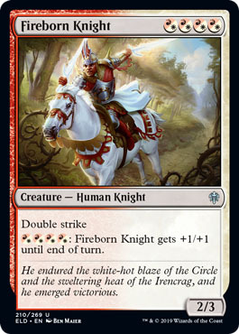 Fireborn Knight 210 269 Throne of Eldraine Singles Fireborn Knight 210 269 Throne of Eldraine Singles