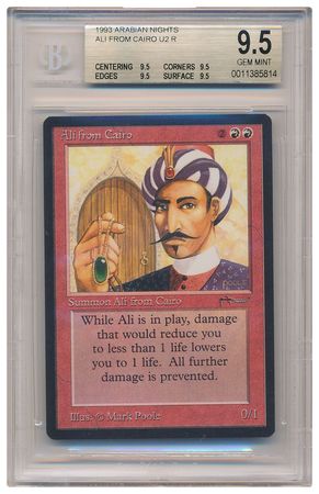 Ali from Cairo Beckett BGS GEM MINT 9 5 5814 Arabian Nights Arabian Nights Singles Ali from Cairo Beckett BGS GEM MINT 9 5 5814 Arabian Nights Arabian Nights Singles