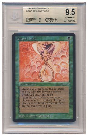 Drop of Honey Beckett BGS GEM MINT 9 5 5837 Arabian Nights Arabian Nights Singles Drop of Honey Beckett BGS GEM MINT 9 5 5837 Arabian Nights Arabian Nights Singles