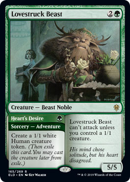 Lovestruck Beast 165 269 Throne of Eldraine Singles Lovestruck Beast 165 269 Throne of Eldraine Singles
