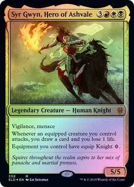 Syr Gwyn Hero of Ashvale 330 269 Foil Brawl Deck Throne of Eldraine Foil Singles Syr Gwyn Hero of Ashvale 330 269 Foil Brawl Deck Throne of Eldraine Foil Singles