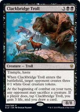 Clackbridge Troll 084 269 Throne of Eldraine Singles Clackbridge Troll 084 269 Throne of Eldraine Singles